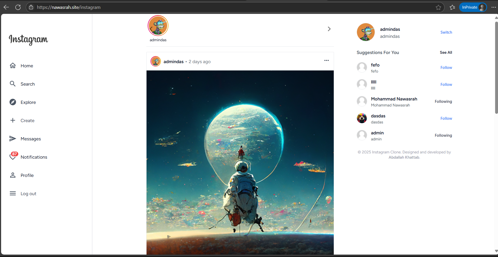 Instagram Clone