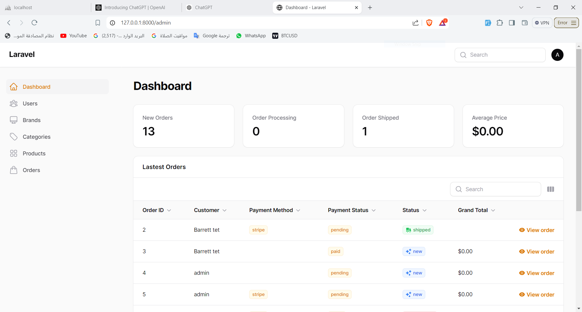 E-Commerce Project